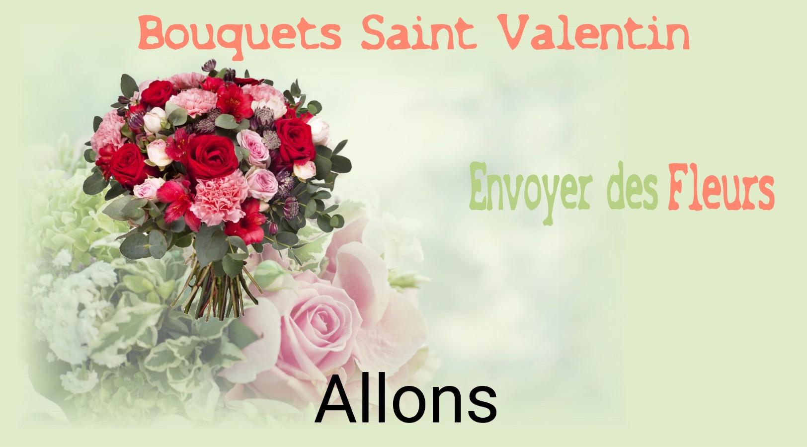Roses de Saint-Valentin livrées à Allons